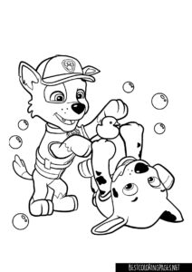 Paw Patrol free coloring