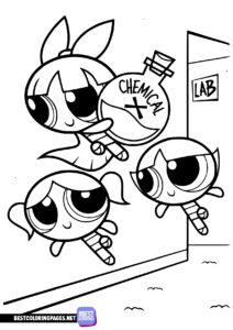 Powerpuff Girls coloring page