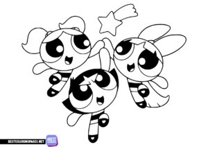 Powerpuff Girls coloring pages for kids