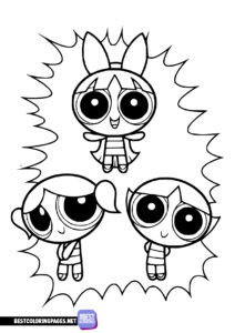 Powerpuff Girls coloring pages to print