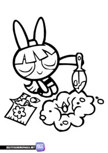 coloring page Powerpuff Girl