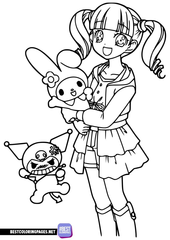 Coloring Books Kuromi Free printable coloring pages Coloring Books Kuromi Free printable coloring pages
