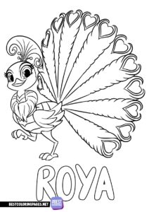 Coloring page Shimmer and Shine Roya