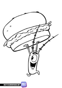 Plankton coloring page