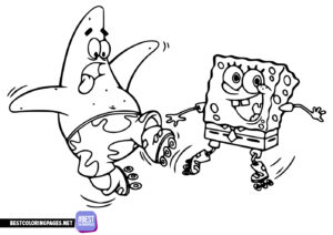 SpongeBob Coloring Sheet