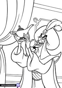 Aladdin Jafar coloring pages