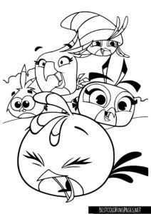 Angry Birds Coloring Books Free