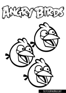 Angry Birds Coloring Pages 2