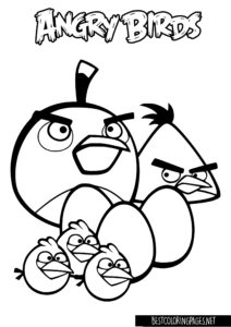 Angry Birds Coloring Pages 3