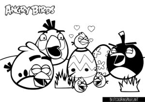 Angry Birds Coloring sheet