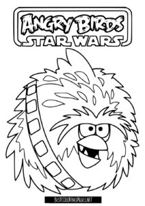 Angry Birds Star Wars coloring page