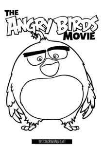Angry Birds The Movie coloring pages fo kids