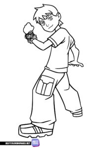 Ben 10 coloring pages
