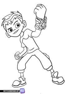 Ben10 Coloring Page