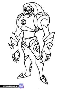 Ben10 coloring pages to print for kids