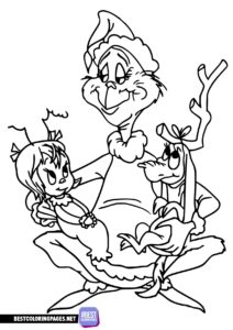 Christmas Grinch Coloring Pages