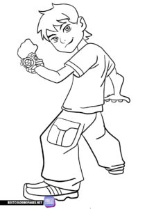 Coloring Page Ben10