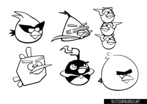 Coloring Pages Angry Birds printable