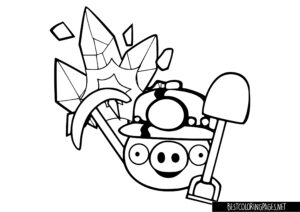 Coloring page Angry Birds printable