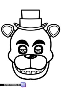 FNAF Freddy Coloring Book (1)