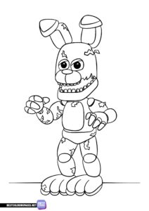 FNAF Freddy Coloring Book (2)