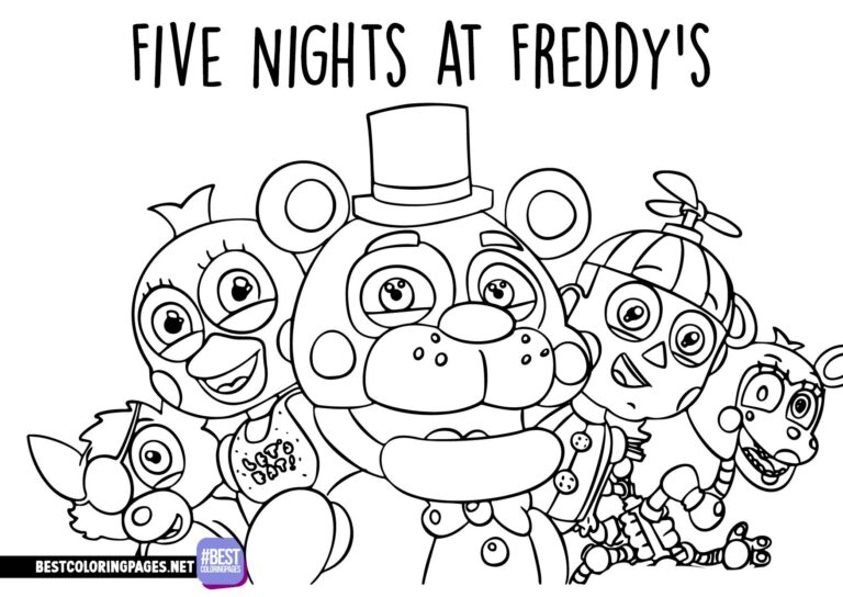 Five Nights at Freddy Coloring Pages