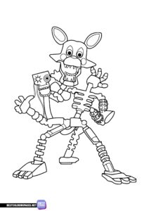 Five Nights at Freddy’s coloring page