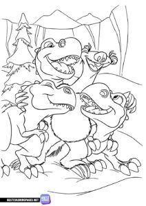 Free printable Ice Age 2 coloring page