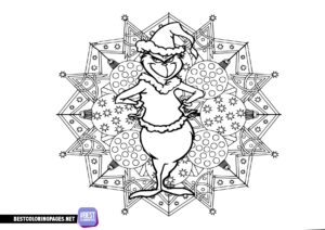 Grinch coloring pages for children