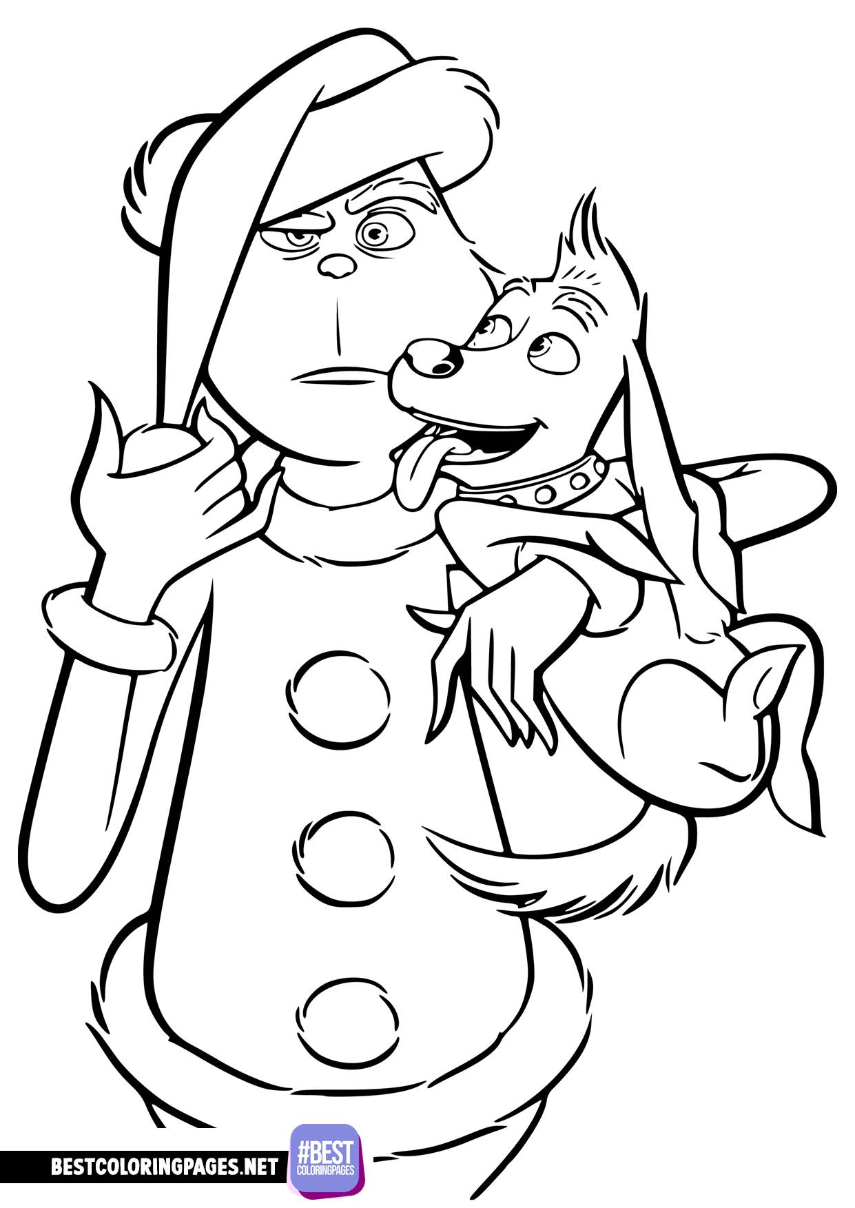 Grinch coloring pages