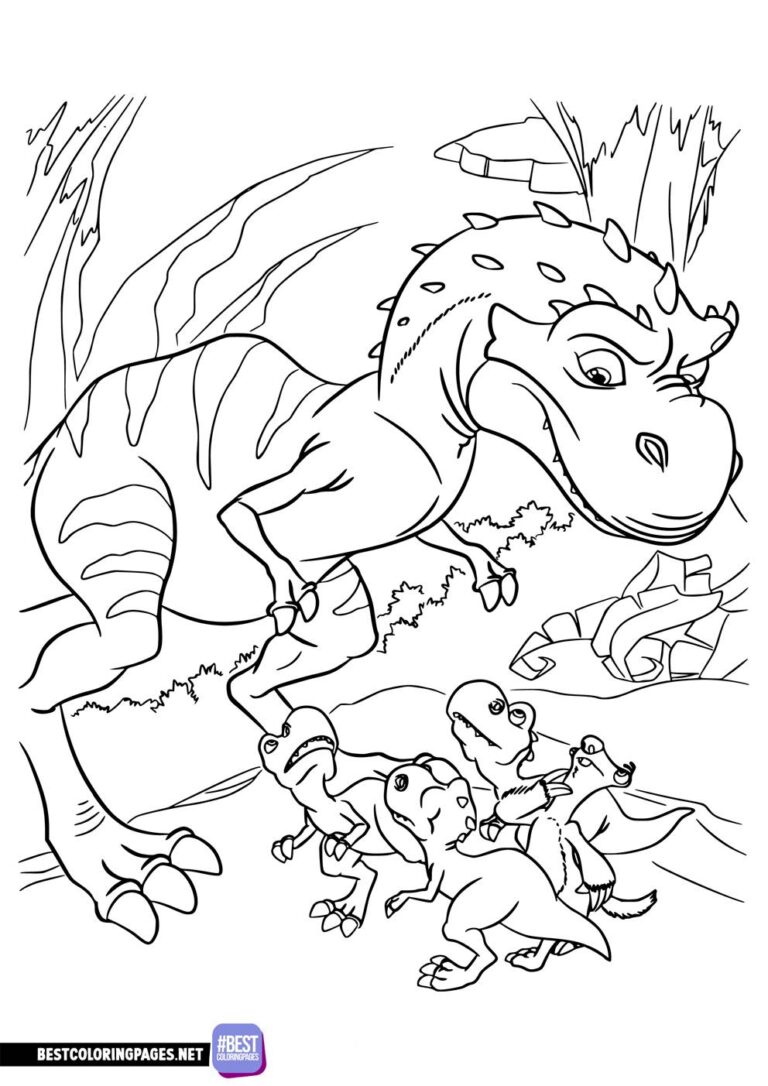 Ice Age Dinosaurs coloring pages