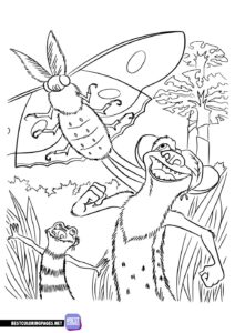 Ice age coloring pages for print