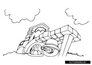 Printable coloring pages Angry Birds