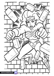 Wonder Woman coloring pages