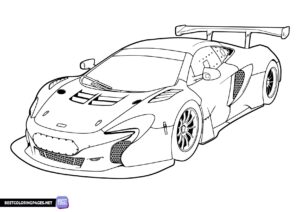 Car coloring pages to print