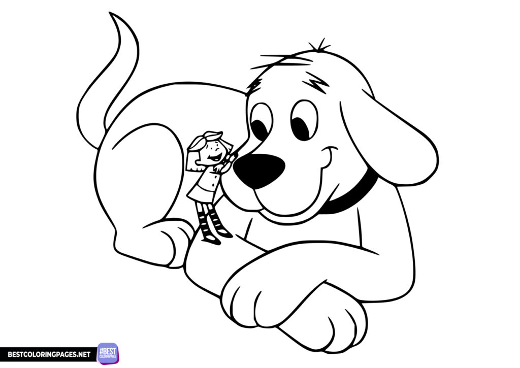 Clifford Big Red Dog Coloring Pages