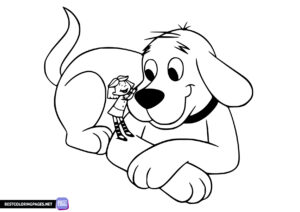 Clifford Big Red Dog Coloring Pages