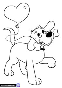 Clifford the Big Red Dog Coloring Pages