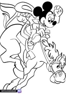 Coloring Sheet Mickey Mouse