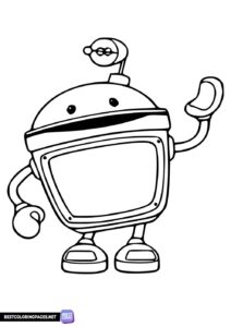 Robot Coloring page Bot from Umizoomi