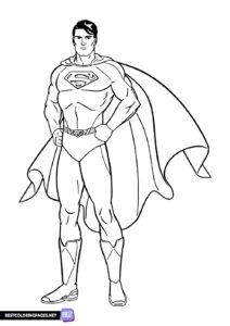 Coloring page Superman