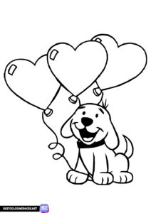 Coloring pages - Clifford the Red Dog - Puppy