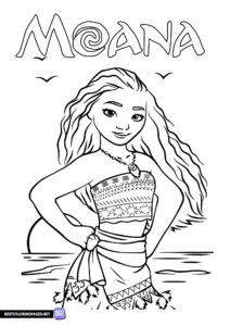 Coloring pages Moana