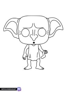 Dobby Harry Potter Funko Pop coloring pages