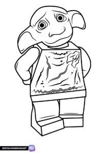 Dobby Lego Harry Potter Coloring Book