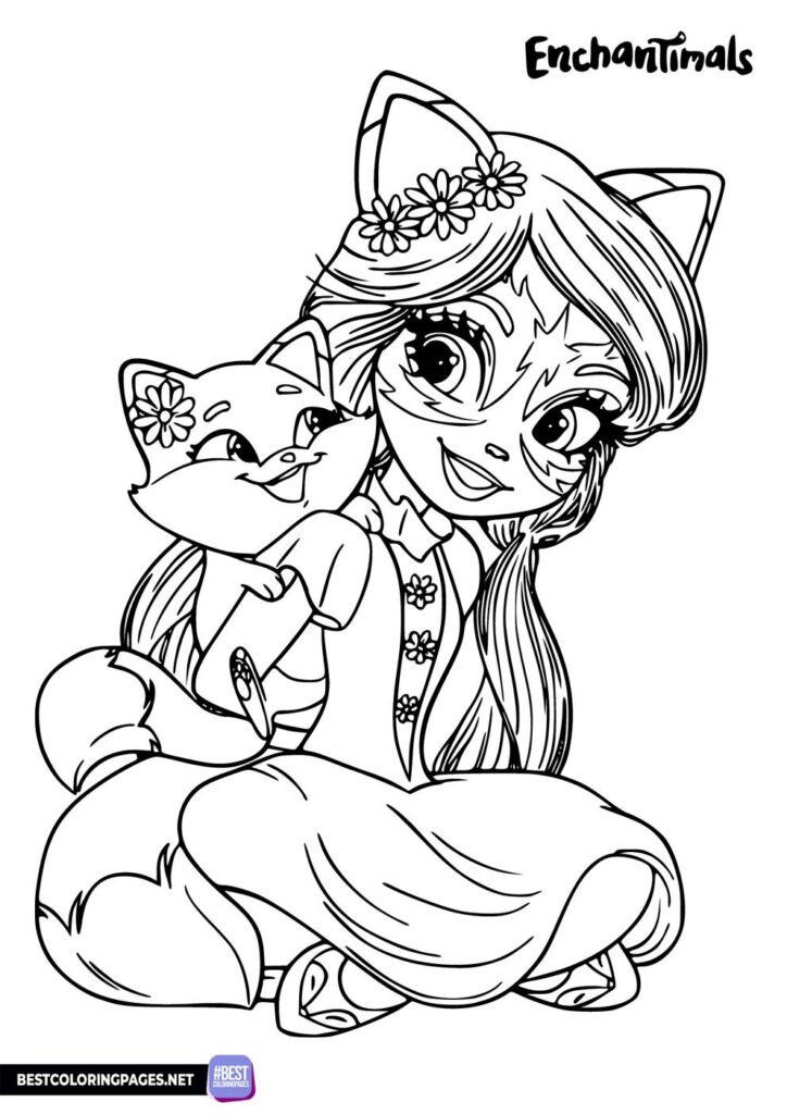 Enchantimals coloring pages