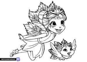 Enchantimals online coloring pages