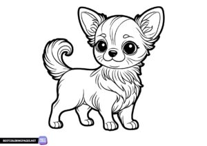 Free coloring pages with doggies
