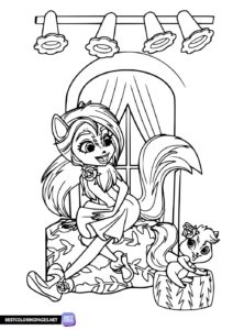 Free printable Enchantimals coloring pages