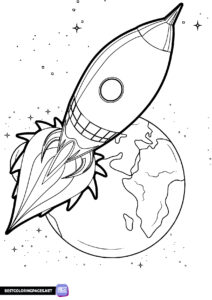Free printable outer space coloring pages